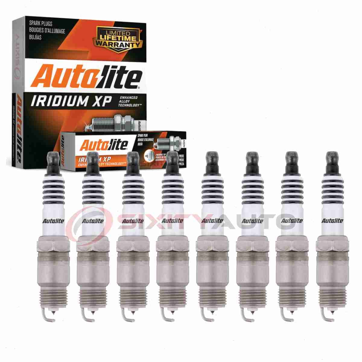 8 pc Autolite Iridium XP Spark Plugs for 1987 GMC R1500 5.0L V8 Ignition dh