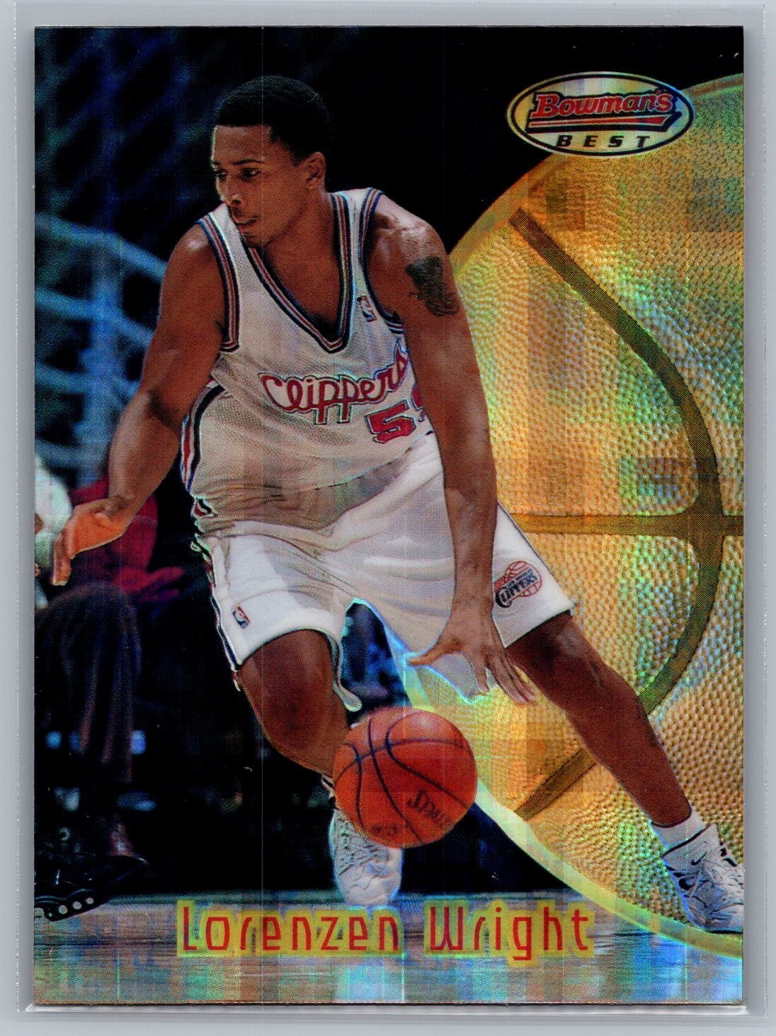 1997-98 Bowman's Best - Lorenzen Wright #31 Atomic Refractor