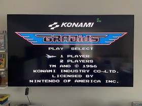 Gradius (Nintendo NES) Authentic Cleaned Tested Working