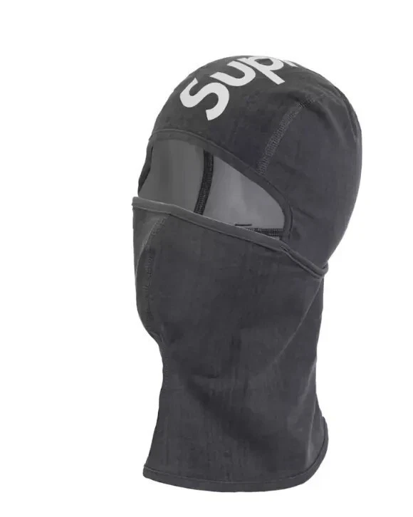 Supreme SS25 Logo Lightweight Poly Balaclava Black One Size New