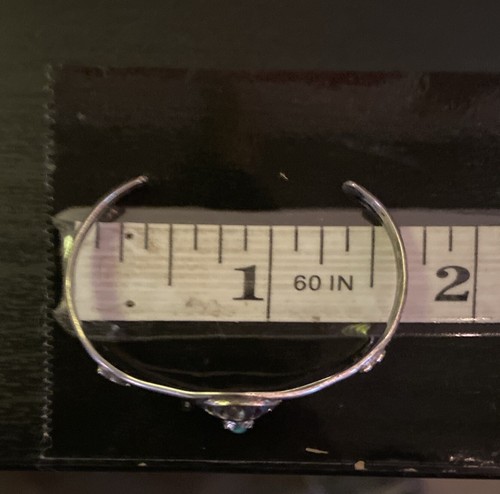 Antiguo Peón Nativo Navajo Turquesa Bebé Niño Brazalete Garra Oso Pulsera AN125-20 E - Imagen 12 de 18