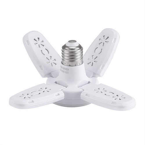 E27 LED Garage Light Bulb 28W Deformable Ceiling Fixture Lights Workshop Lamp - Picture 13 of 14