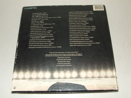 BRUCE SPRINGSTEEN & THE E STREET BAND LIVE 1975-85 CASSETTE TAPE BOX SET w/ BOOK - Picture 3 of 9
