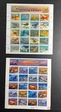 U.S. STAMPS SC #3142, 3916-3925a. AMERICAN AVIATION