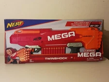NERF N-Strike Mega Series Twinshock Dart Gun Blaster - NIB