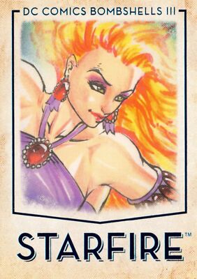 STARFIRE / DC Comics Bombshells III (2019) BASE Trading Card #15