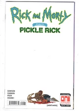 RICK AND MORTY PRESENTS PICKLE RICK #1 (2018) - GRADE NM -  ONI BLANK VARIANT!