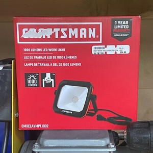 Craftsman LED Fold-flat Work Light 12w 1000lumens