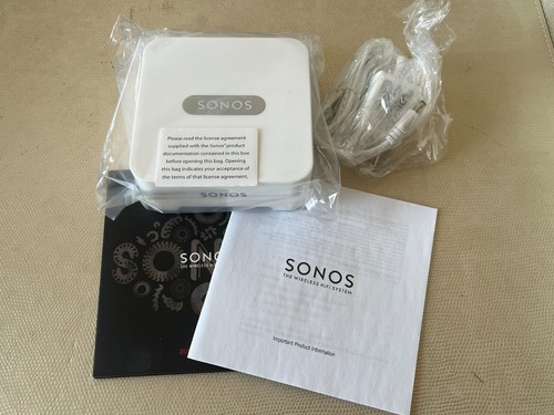SONOS BRIDGE Set of 2 BRAND NEW units in Open Box Condition w/ SONOS Power Cords - Picture 3 of 16