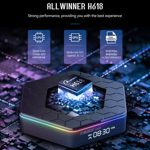 T95Z Plus Android 12.0 H618 Quad-core 4K Media G2S1 - Picture 2 of 12