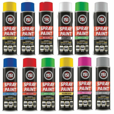 Neu Mehrzweck Metalic Sprühfarbe schnelltrocknend Profi Qualität Aerosol 1 x 250 ml