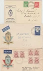 Australia 3 FDC 1937 Coronation,'54 Olympics,'57 Gov. Centenary S.A.