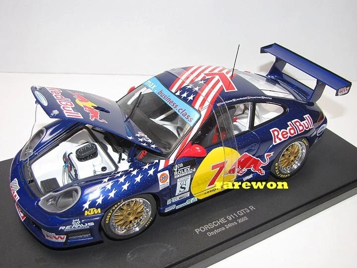 '02 ROLEX 24 DAYTONA Porsche 911 996 GT3R RedBull Quester 1/18 AUTOart ENVÍO GRATUITO Foto 4 de 4