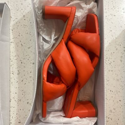 Schutz Fairy Mid Sandal Orange Sz 6 | eBay Schutz Fairy Mid Sandal Orange Sz 6 main image 1