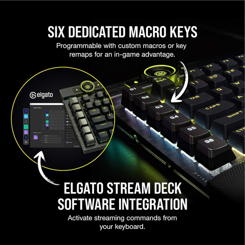 K100 RGB Optical-Mechanical Gaming Keyboard - OPX RGB Optical-Mechanical Keyswi - Picture 8 of 11