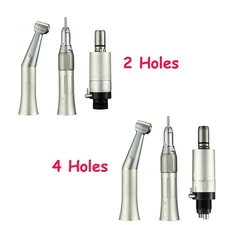 US NSK Style Dental Low Speed Handpiece Straight Contra Angle Air motor 2H/4H Dr