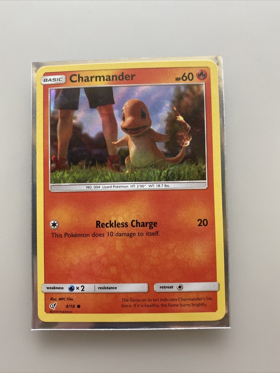 Pokmon TCG Charmander Detective Pikachu 4/18 Holo Common | eBay