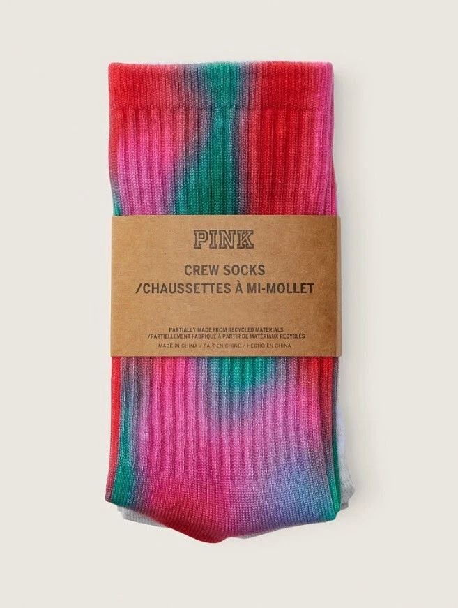 Victoria's Secret ROSA Calcetines Crew - Juego de 2 pares de regalo Foto 3 de 4