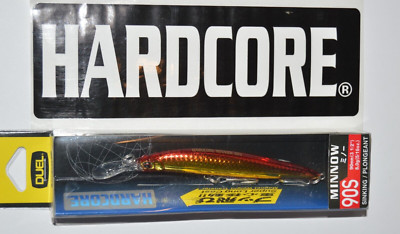 yo zuri duel hardcore minnow 90s sinking 3 1/2'' jerkbait f924-hgr holo gold red