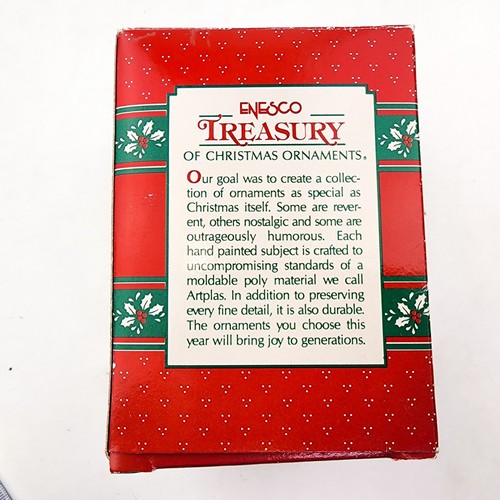 Weihnachtsschmuck Enesco Treasury of Christmas Calling Home 1990 mit Box - Bild 4 von 9