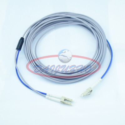 LC -LC UPC Armored Cable Fiber Patch Cord Pigtail Multi-Mode Cables Duplex 5M #T