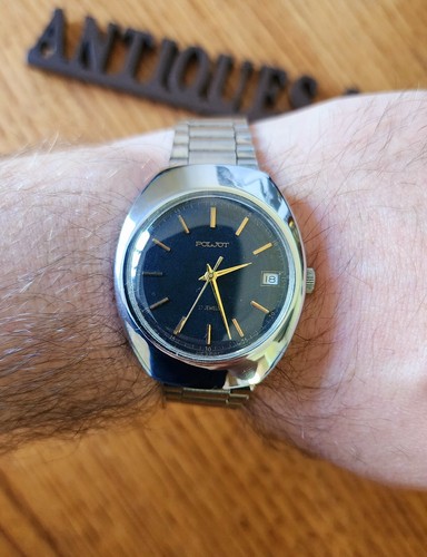 Vintage watch POLJOT. MADE IN USSR/SOVIET. New bracelet.RARE - Picture 20 of 21