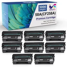 58A Toner Cartridge compatible with HP CF258A No Chip LaserJet M404dn M404dw Lot