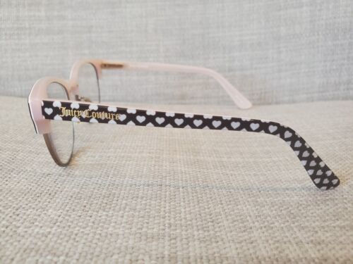 Juicy Couture JC Ju928 Eyeglasses 0DQ2 Brown Pink Oval w/ case - Picture 4 of 9