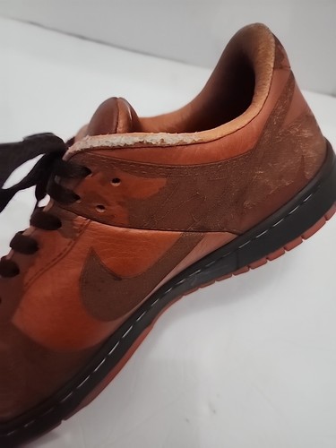 Nike Dunk Low 1 Piece 311611 821 8Spice Brown Orange Lazer Size 13 - Picture 13 of 15