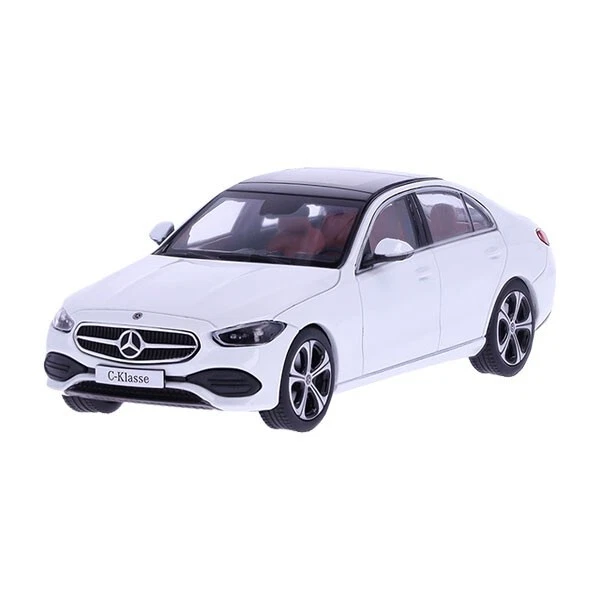 Mercedes-Benz C-Class W206 Miniature Diecast Model Car 1:43 White