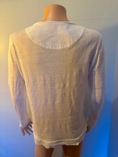 Tunique Haut Chemise Maje T2 Modèle Gond - Blanche, Taille T2, Occasion Très Bon État