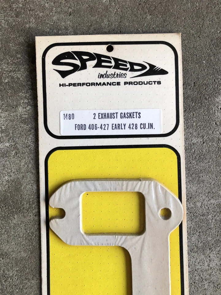 Juntas de escape Mr Gasket Speedy Industries NOS Ford 406-427 428 de colección temprana Foto 2 de 4