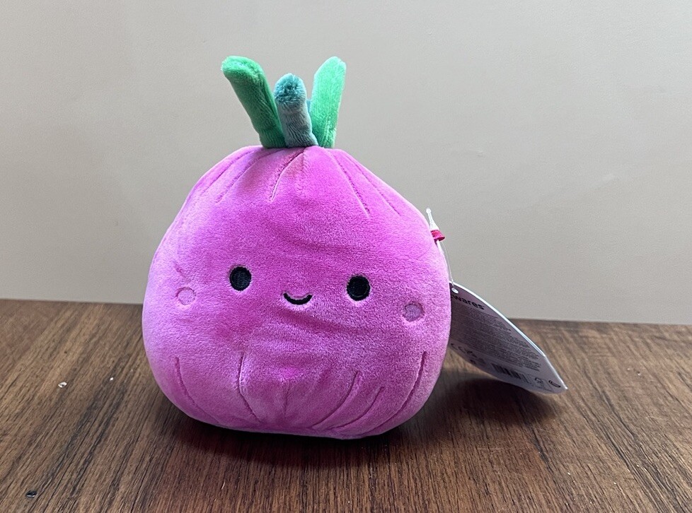 AQUOS - mellow onion様 SQUISHMALLOWs 5” Azizbek Pink Red Onion PLUSH NEW Nwt Vegetable