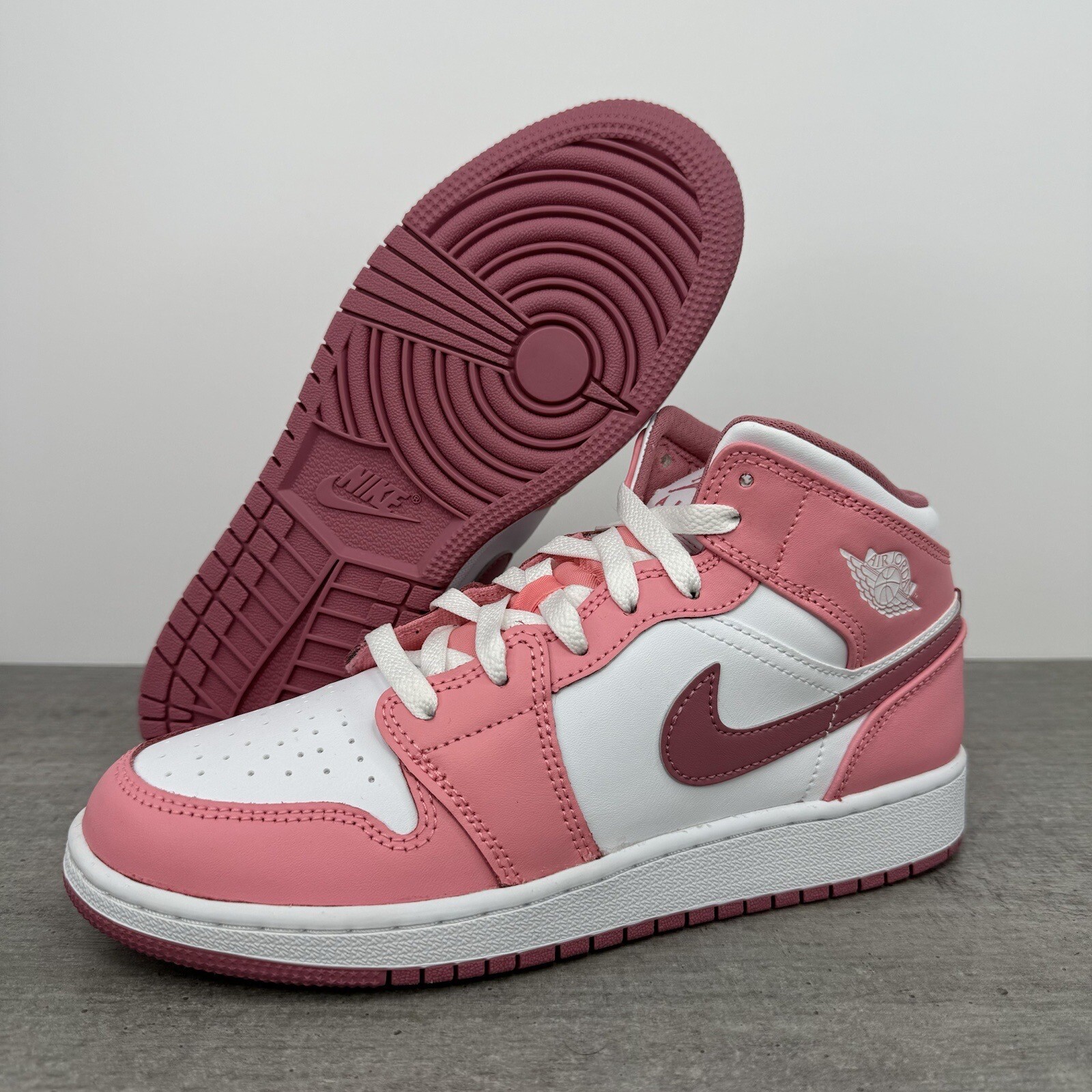 SAOLA Nike Air Jordan 1 Mid GS 'Valentine's Day' DQ8423 616 donna 7 5 gioventù 6 anni