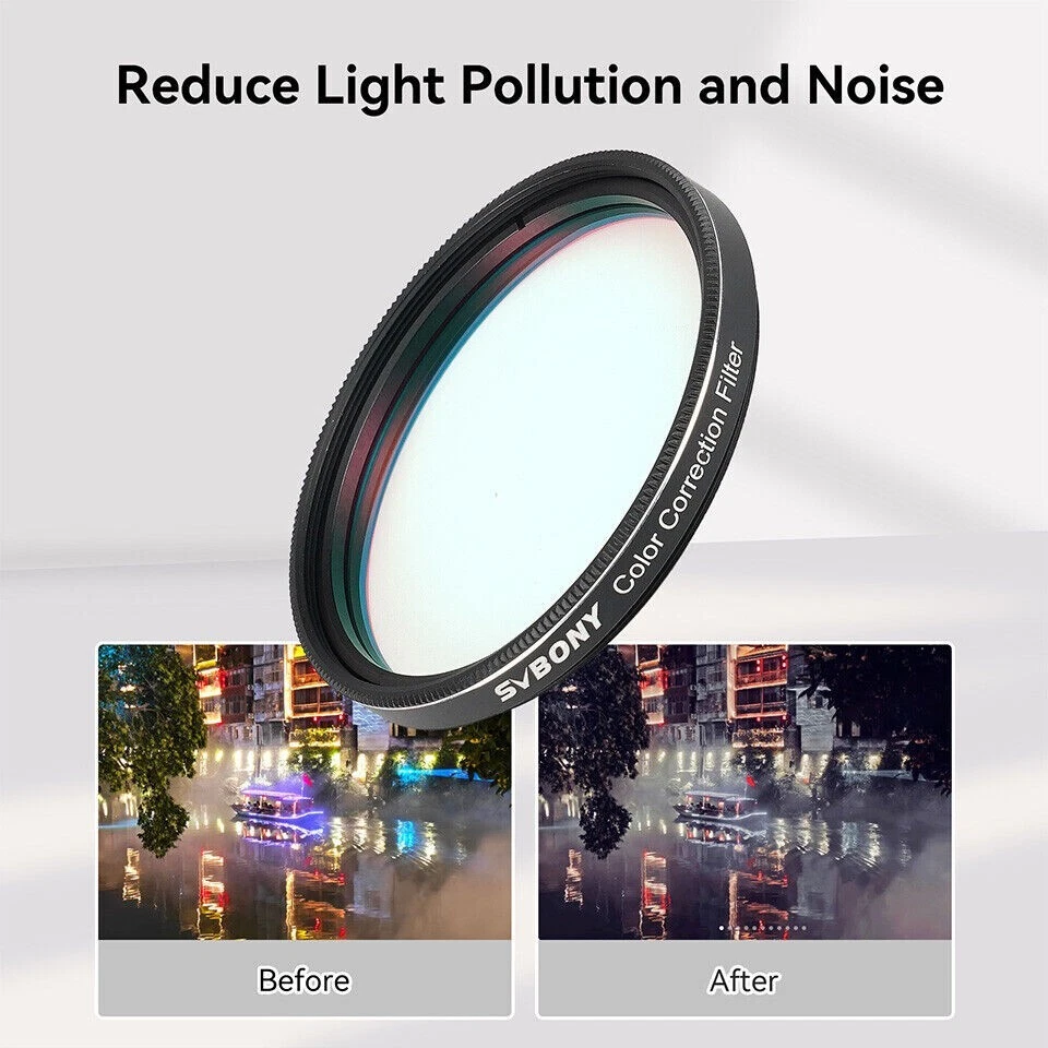 Filtro Corrección Color SVBONY SV231 2" para Visual Planetaria/Astrofotografía Foto 3 de 4