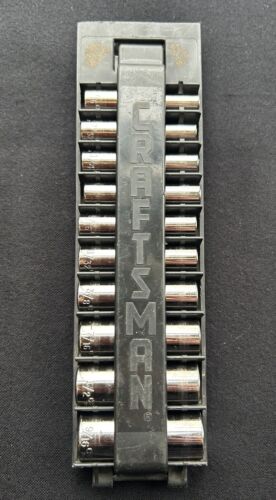 CRAFTSMAN USA 10pc 1/4 Drive 6pt Deep Sockets 3/16 - 9/16