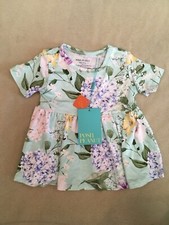 Posh Peanut 6-12 Months Babydoll Swing Top Nwt Bamboo Super Soft Floral