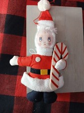 Santa Ornament Handmade Fabric