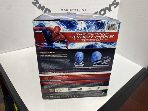 The Amazing Spider-Man 2 Blu-Ray Electro Collectors Edition Movie Gift Set 2014 - Picture 4 of 24
