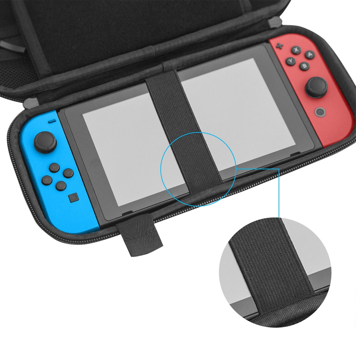 JETech Carrying Case for Switch 2017 Model with 20 Game Cartridge