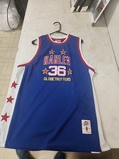 Plat. Fubu Harlem Globetrotters 75th Anniv Meadowlark Lemon Jersey Size XL
