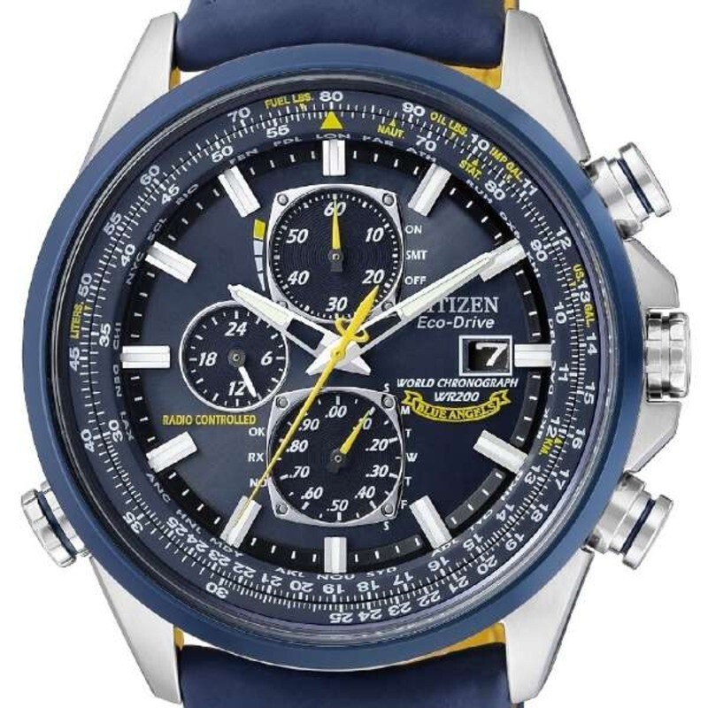 CITIZEN ECO-Drive WR200 BLUE ANGELS 腕時計 Citizen PROMASTER Sky AT802003L Blue Angels Eco-Drive Chrono