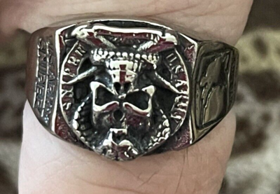 Sterling Silver Cobra Skull U.S. Army Sniper Ring | eBay