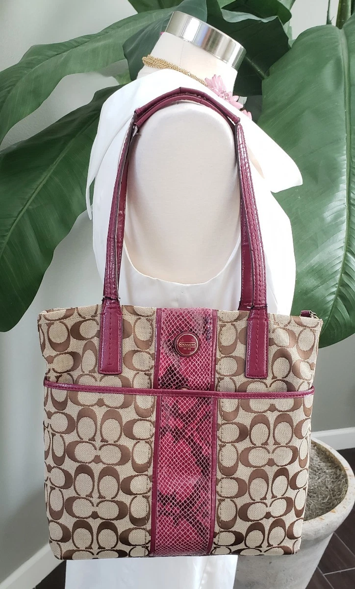 Coach raspberry purse clearance
