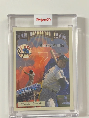 2021 Topps Project 70 #260 Mickey Mantle by CES 1954 Card Design