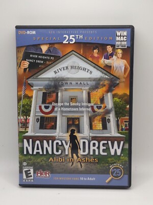 Nancy Drew: Alibi in Ashes (Windows/Mac, 2011) PC computer Mystery Game #25