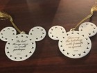 Walt Disney World Christmas Ornament Porcelain Disk Mickey Mouse Ears 2002 inbox — photo 6