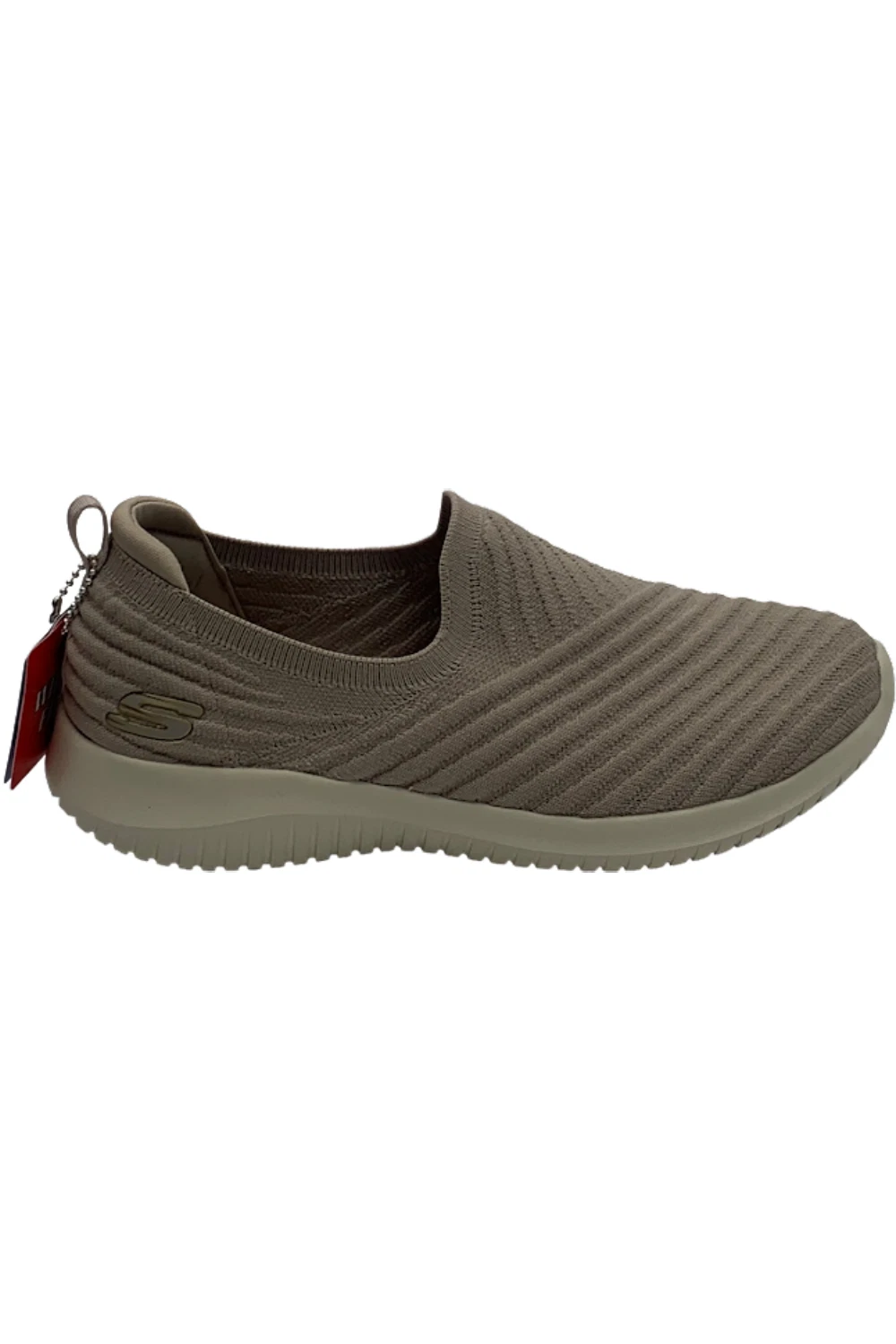 Skechers Ultra Flex Washable Knit Shoes Sky's The Limit Taupe