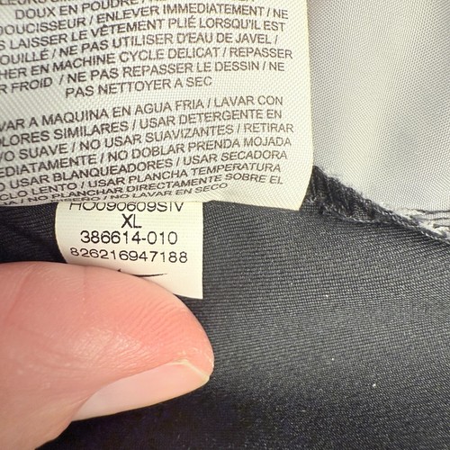 Nike Full Zip Track Jacket Men's XL Black White Polyester Lightweight Athletic - Picture 7 of 9