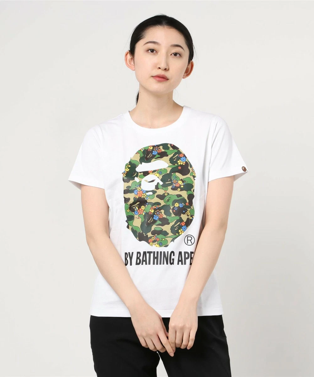 *Authentic* Womens BAPE A BATHING APE ABC CAMO FLOWER BY BATHING APE TEE Ladies
